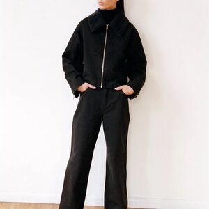 STAUD Black Women's Wide Leg WranglerJeans Black 26x32 NWT